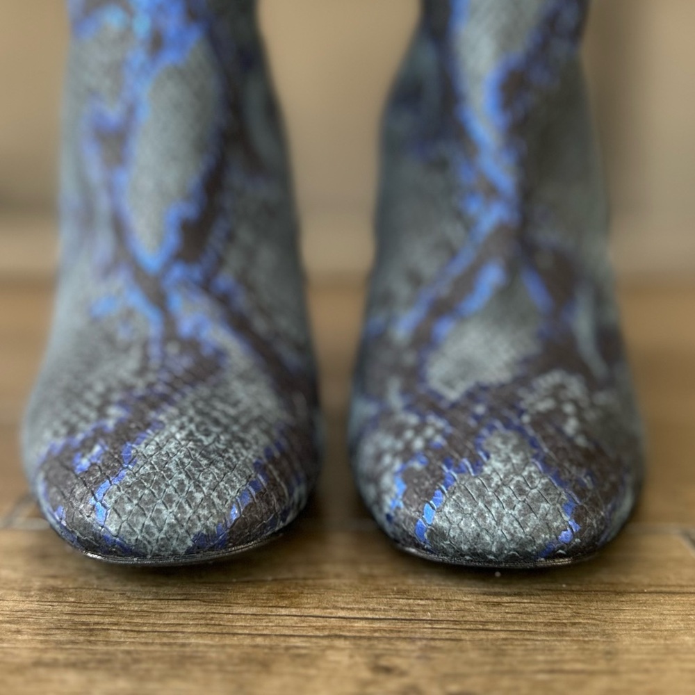 Free People Nolita Snakeskin Ankle Boots Women’s Size US 8 EU 38 - Picture 10 of 14